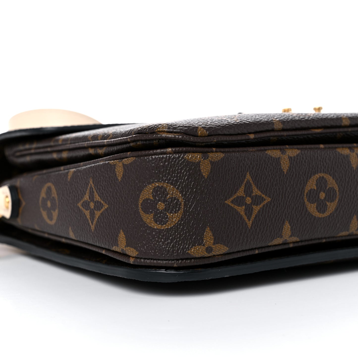 Monogram Braided Pochette Metis Creme Beige