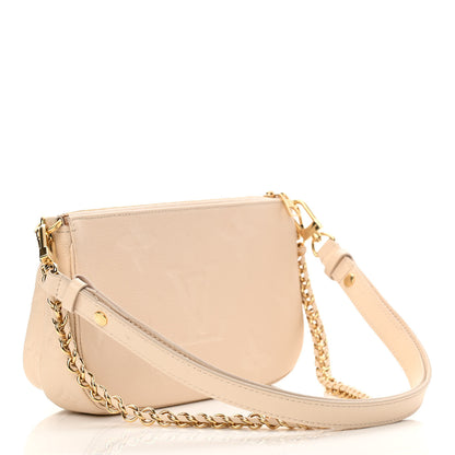 Louis Vuitton Empreinte Monogram Giant Multi Pochette Accessories Cream 3 of 18