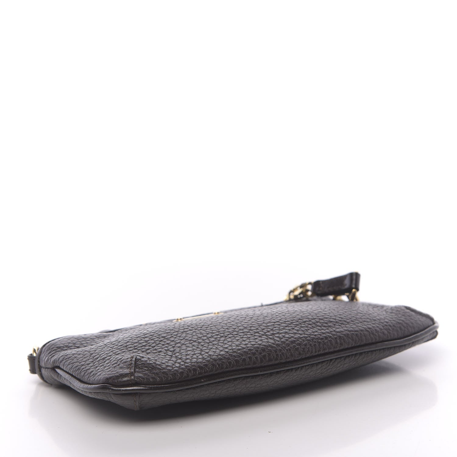 Burberry Grainy Calfskin Chain Pochette Dark Brown 4 of 11