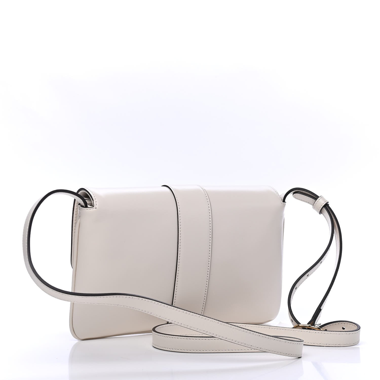 Gucci Calfskin Small Arli Flap Shoulder Bag Mystic White 2 of 6