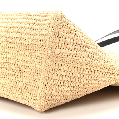 Loewe Raffia Calfskin Medium Puzzle Fold Tote Natura 9 of 9