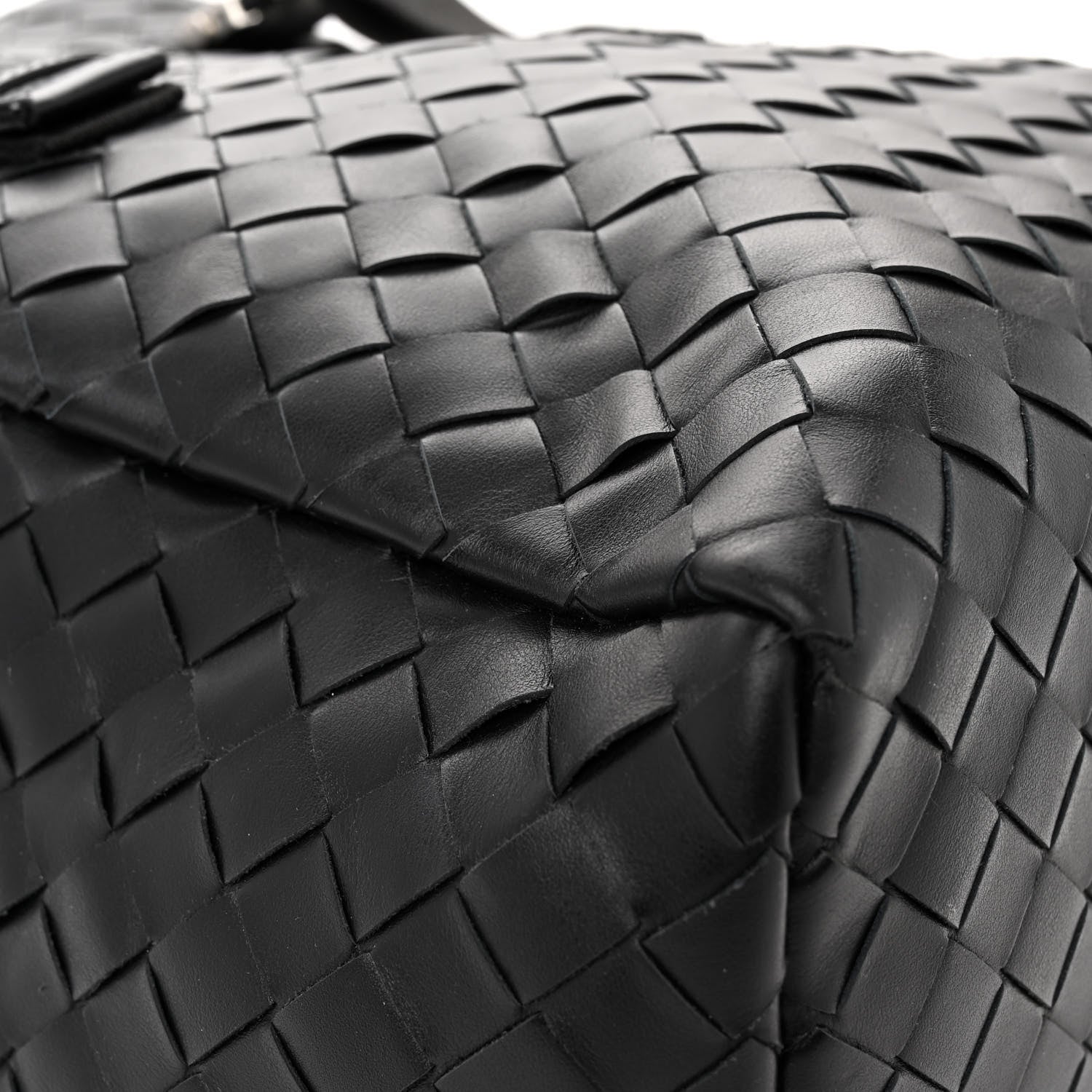 Bottega Veneta Calfskin Intrecciato Flap Backpack Black 11 of 13