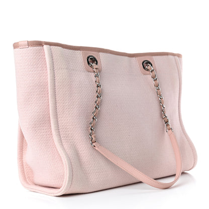 Chanel Canvas Small Deauville Tote Light Pink 2 of 5