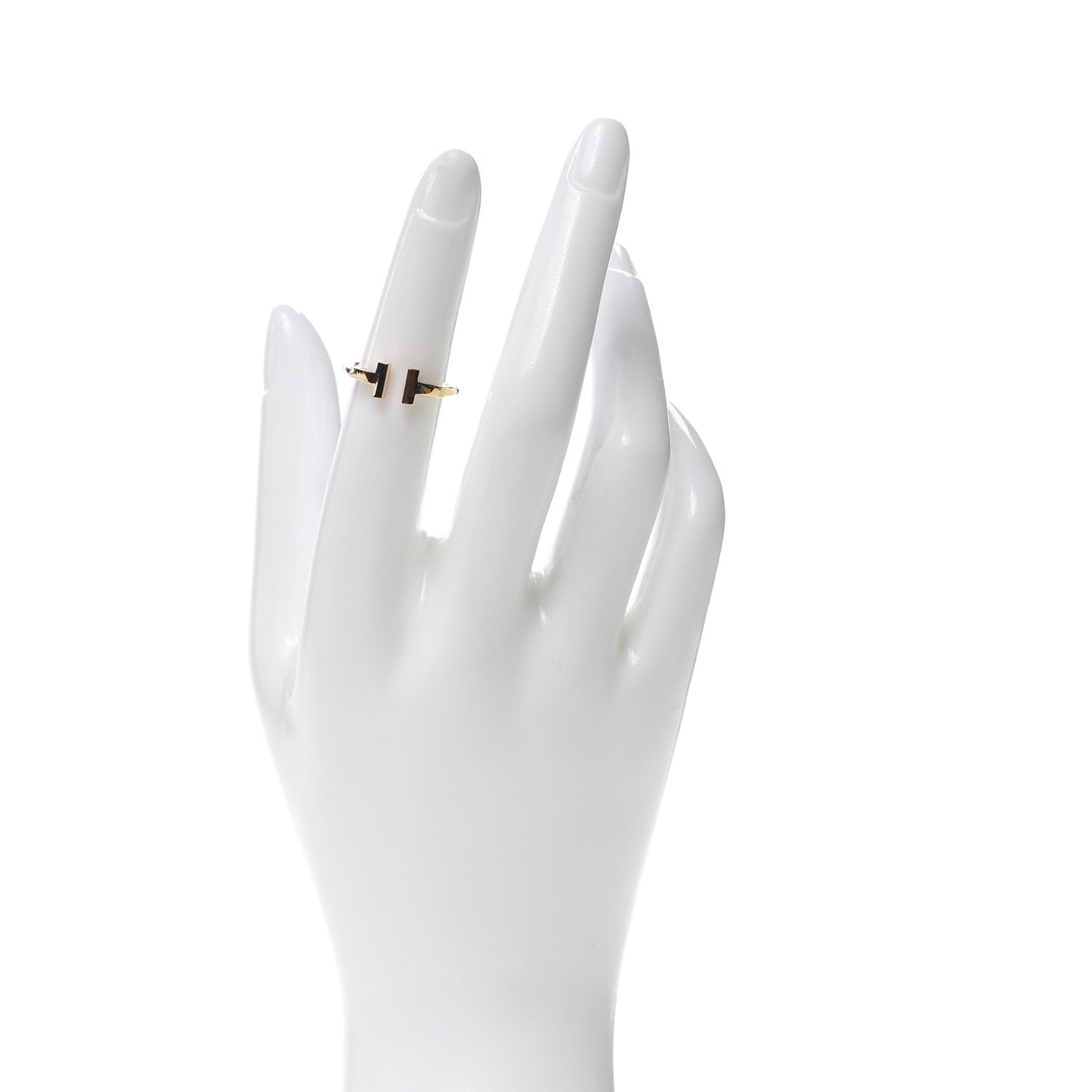 18K Yellow Gold T Wire Ring 49 4.75