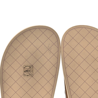Chanel Lambskin Puffer Dad Sandals 39.5 Beige 8 of 9