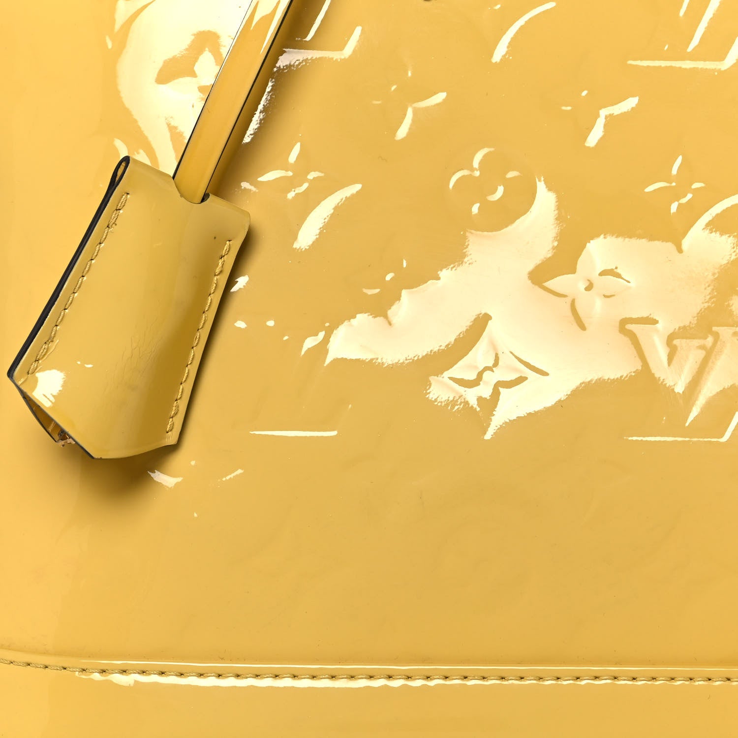 Louis Vuitton Vernis Alma MM Citrine 6 of 14