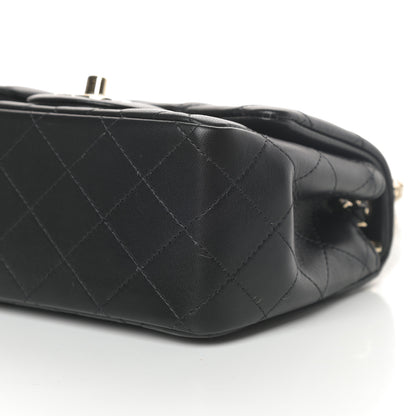 Chanel Lambskin Quilted Mini Square Flap Black 10 of 13