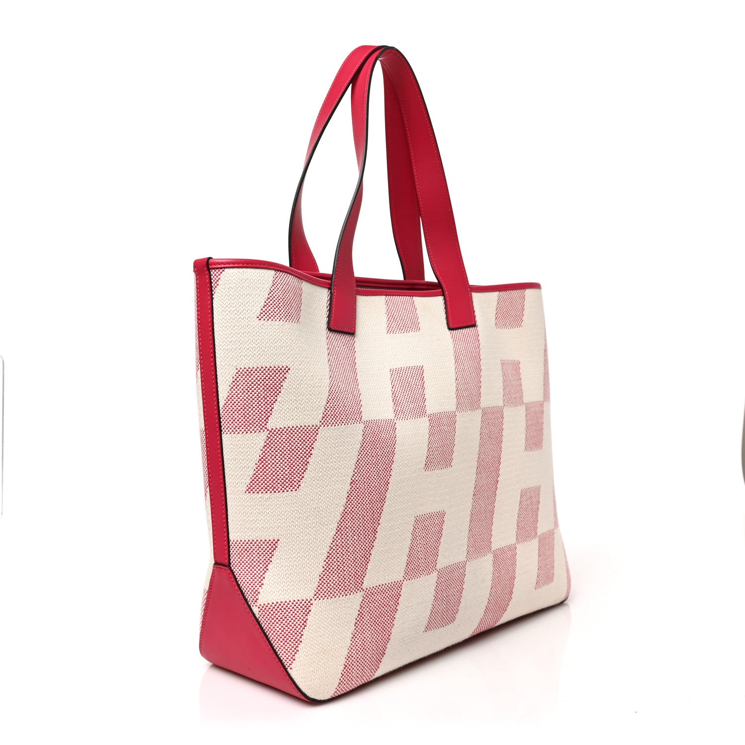 Hermes Swift H Canvas Cabas H En Biais 40 FRAMBOISE 4 of 9