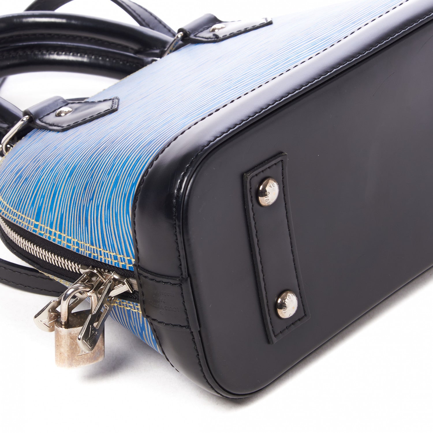 Louis Vuitton Epi Alma BB Denim Light 5 of 9