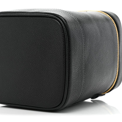 Chanel Caviar Vanity Cosmetic Case Black 8 of 10