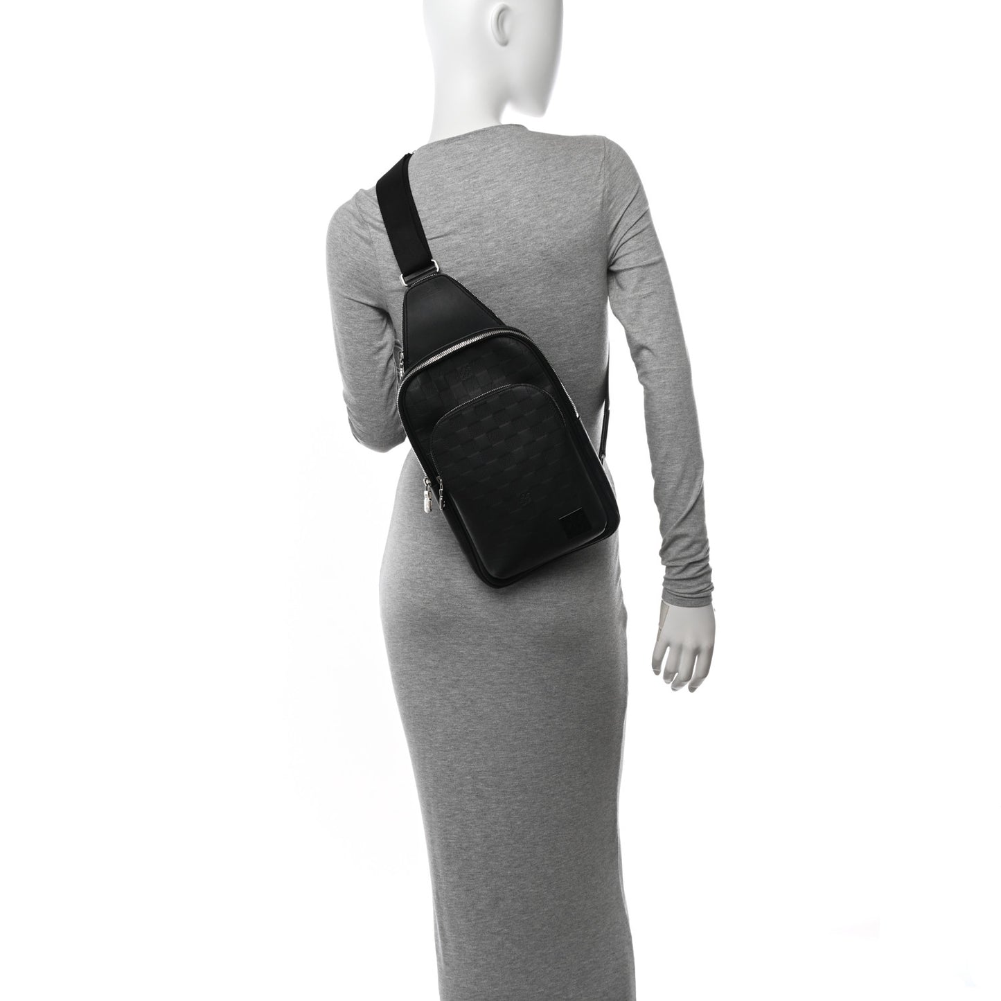 Damier Infini Avenue Sling Bag NM Onyx