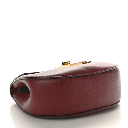 Chloe Smooth Calfskin Mini Drew Shoulder Bag Wine Purple 4 of 9