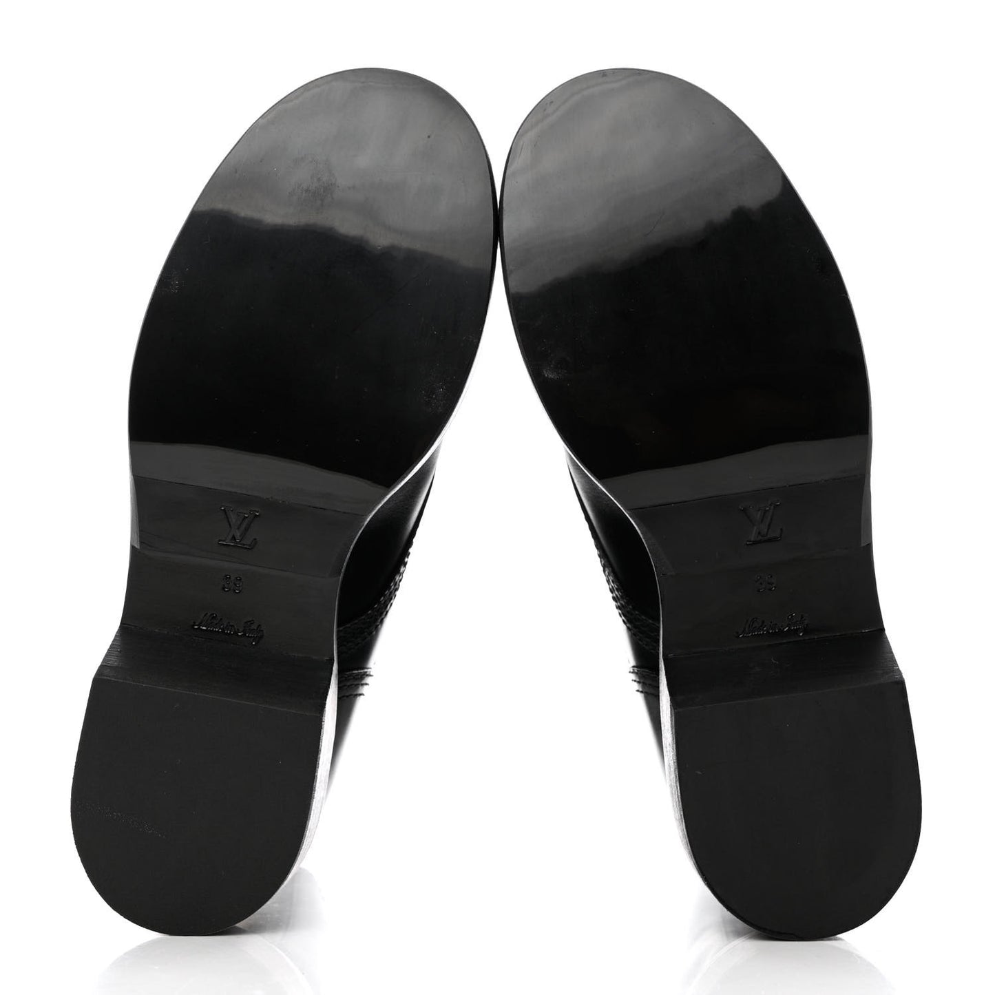 Calfskin Monogram Metropolis Flat Ranger Boots 39 Black