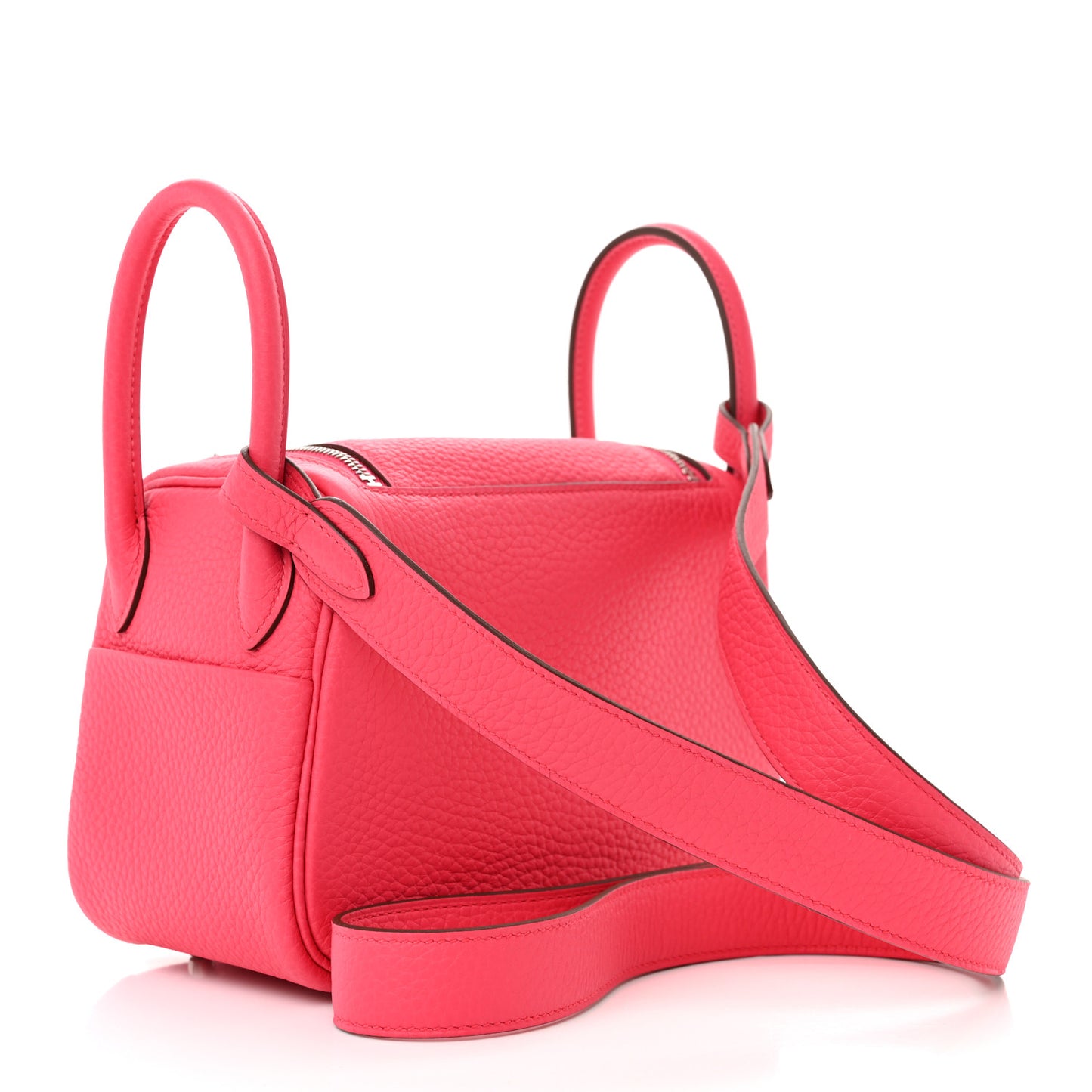 Taurillon Clemence Mini Lindy 20 Rose Extreme