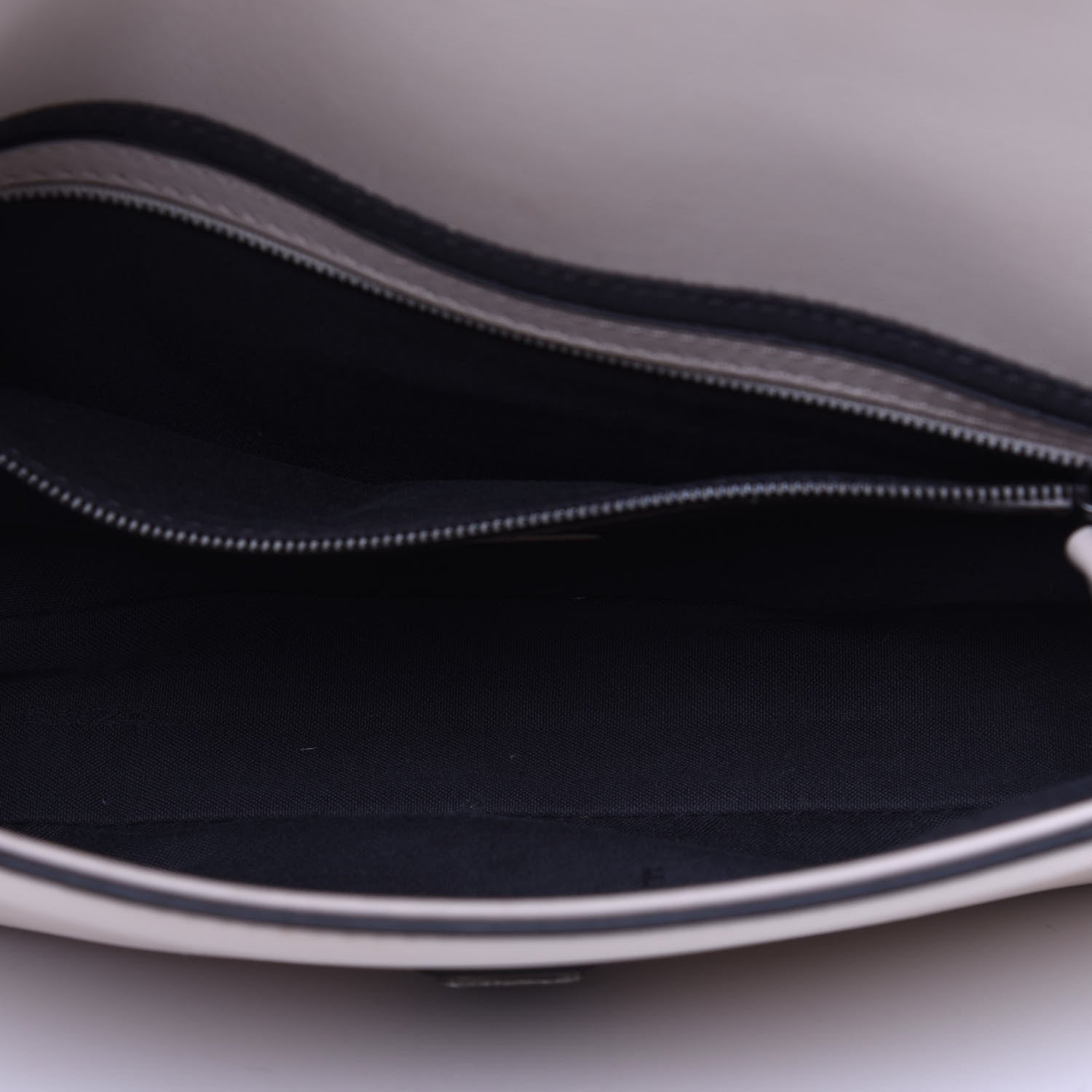 Fendi Vitello Dolce Lace Up Baguette Camelia 6 of 19