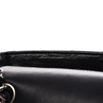 Chanel Striated Patent Quilted Mini Rectangular Flap Black 8 of 9