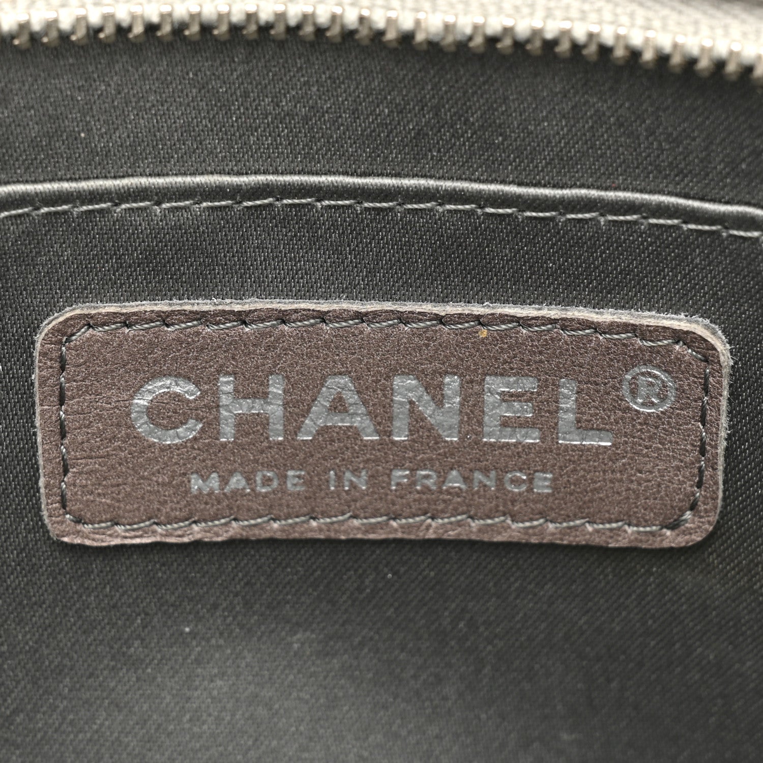 Chanel Metallic Patent Calfskin Lucky Symbols Pochette Silver 6 of 19