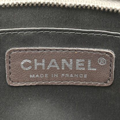 Chanel Metallic Patent Calfskin Lucky Symbols Pochette Silver 6 of 19