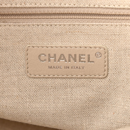 Chanel Mixed Fibers Small Deauville Tote White 7 of 11