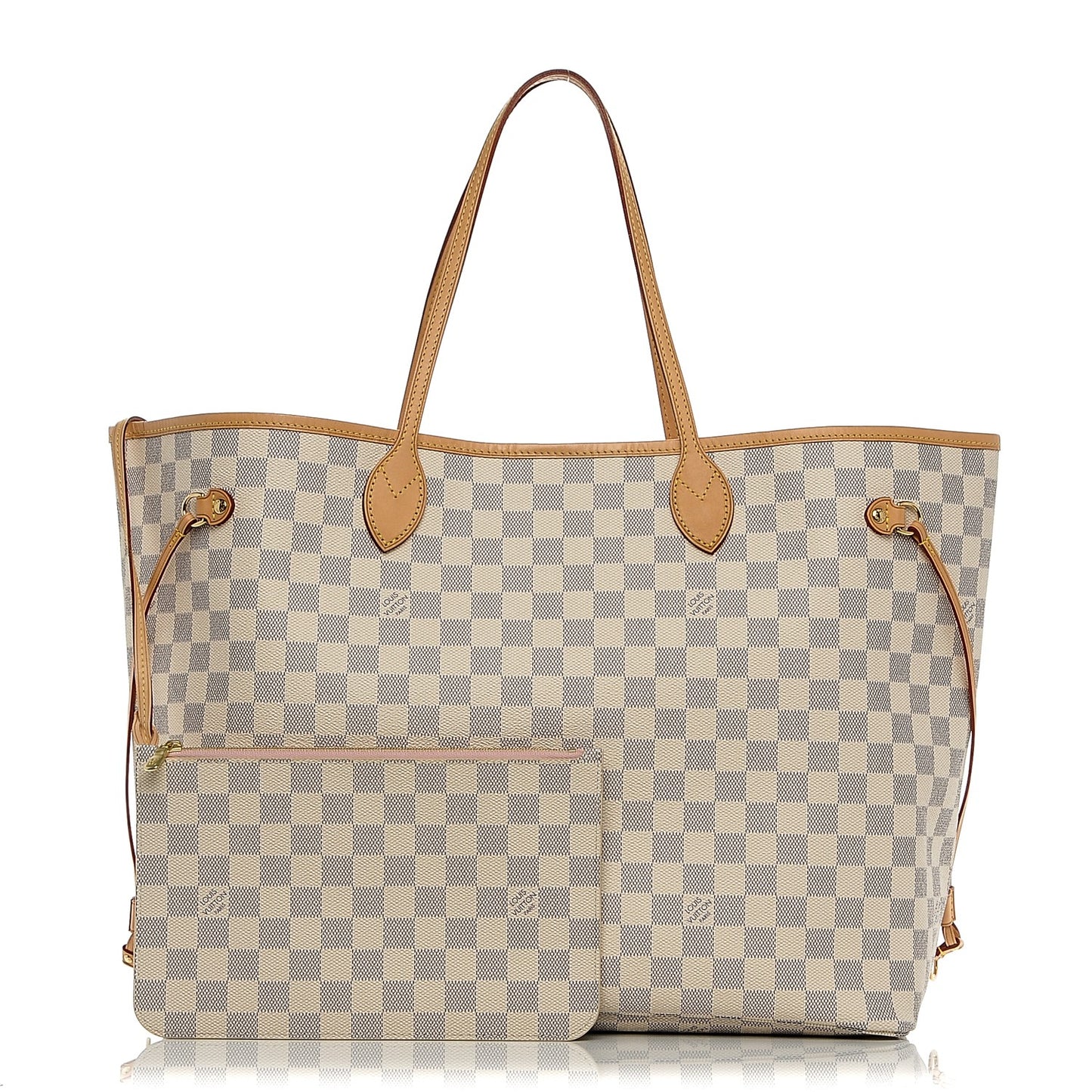 Damier Azur Neo Neverfull GM Rose Ballerine