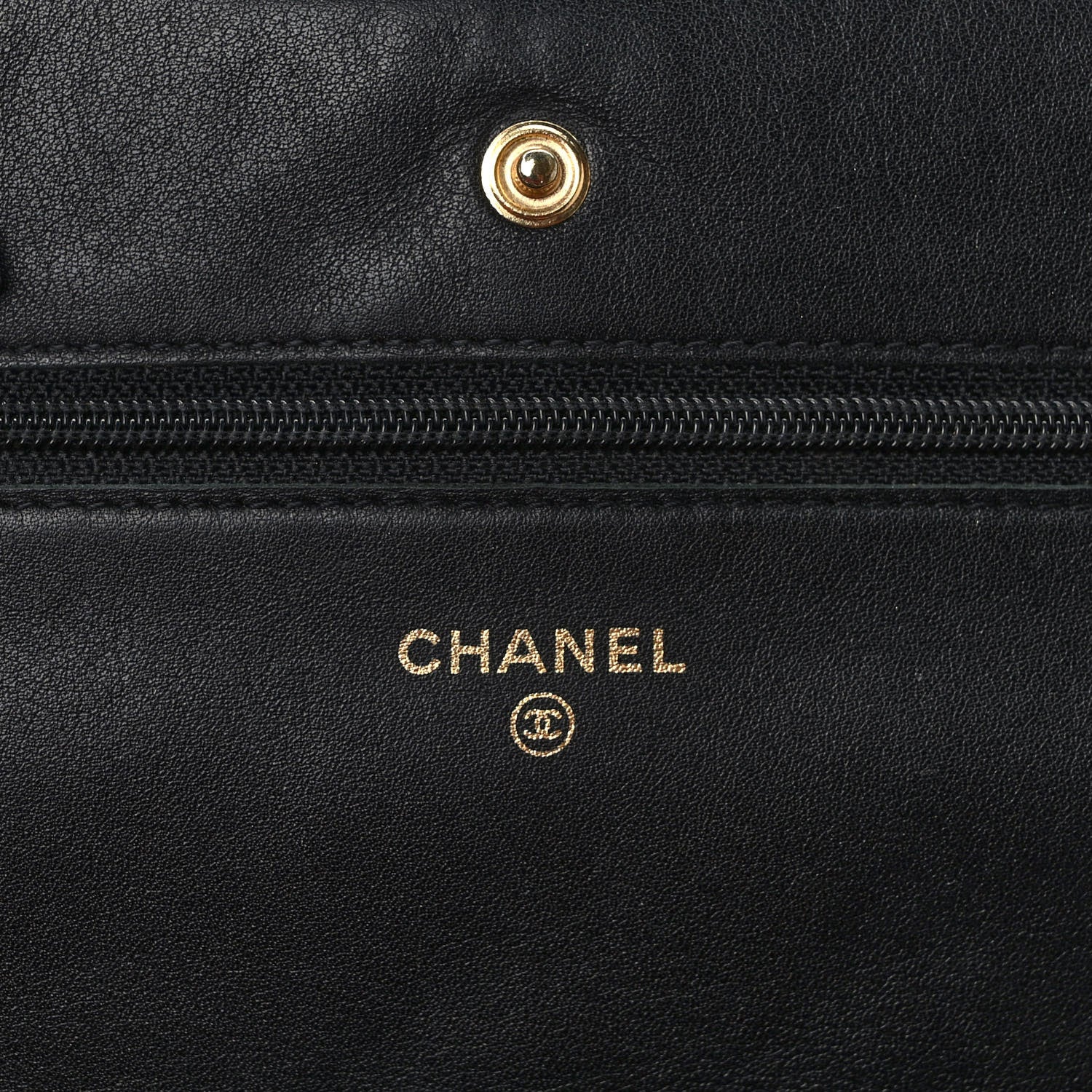 Chanel Aged Calfskin Quilted Reissue Wallet On Chain WOC Black 6 of 12