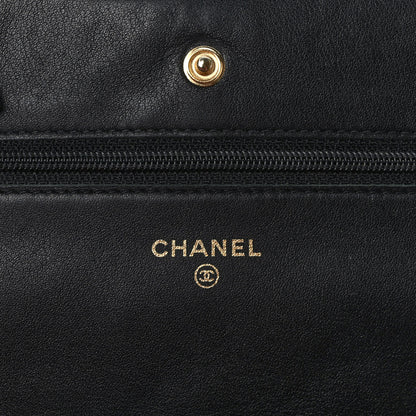 Chanel Aged Calfskin Quilted Reissue Wallet On Chain WOC Black 6 of 12