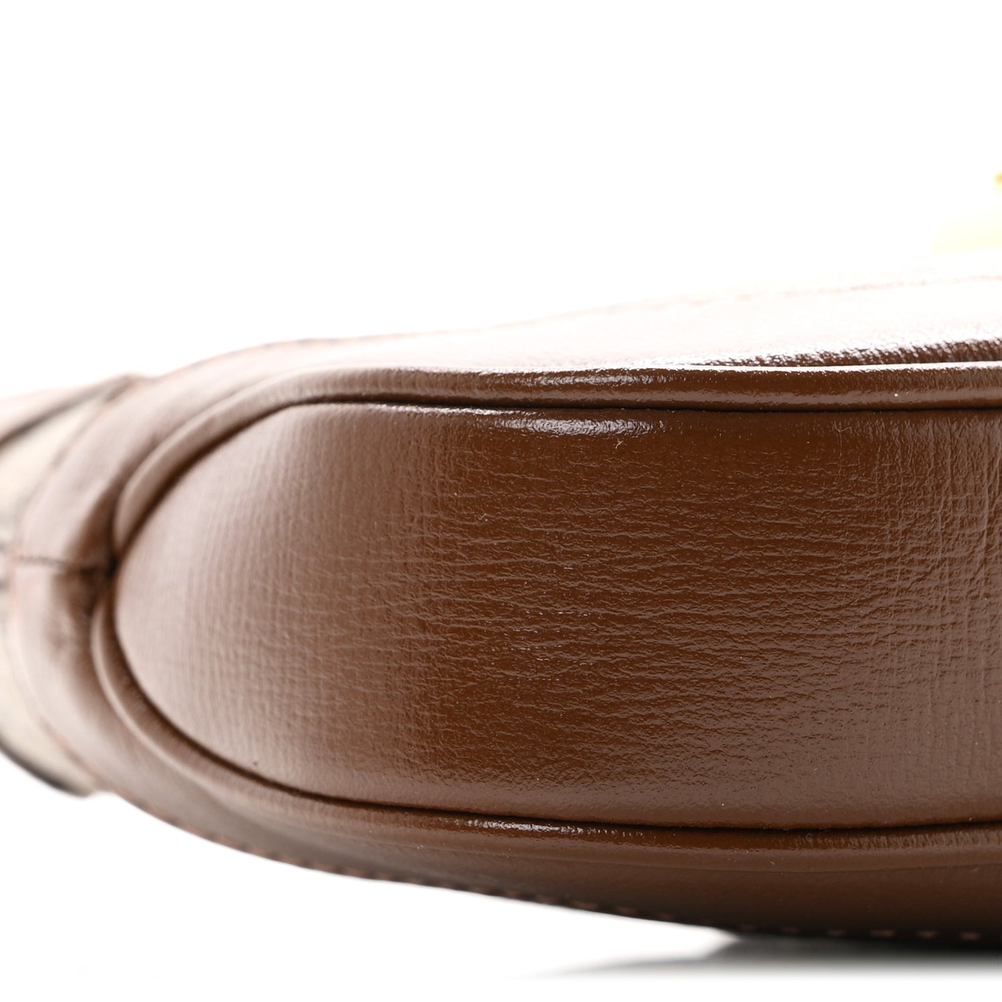 GG Supreme Monogram Azalea Calfskin Web Mini Jackie 1961 Hobo Beige Ebony Brown Sugar