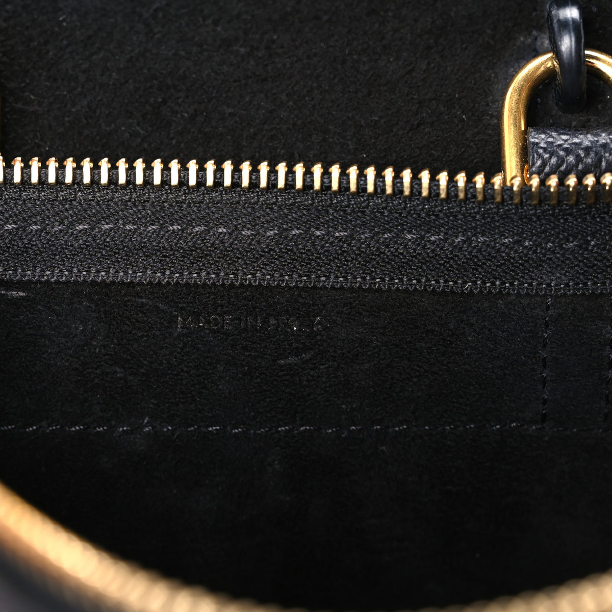 Grained Calfskin Pico Belt Bag Black