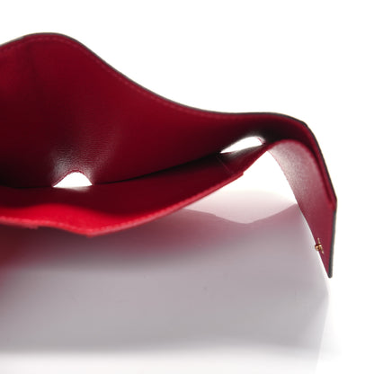 Louis Vuitton Damier Ebene Victorine Wallet Red 6 of 12