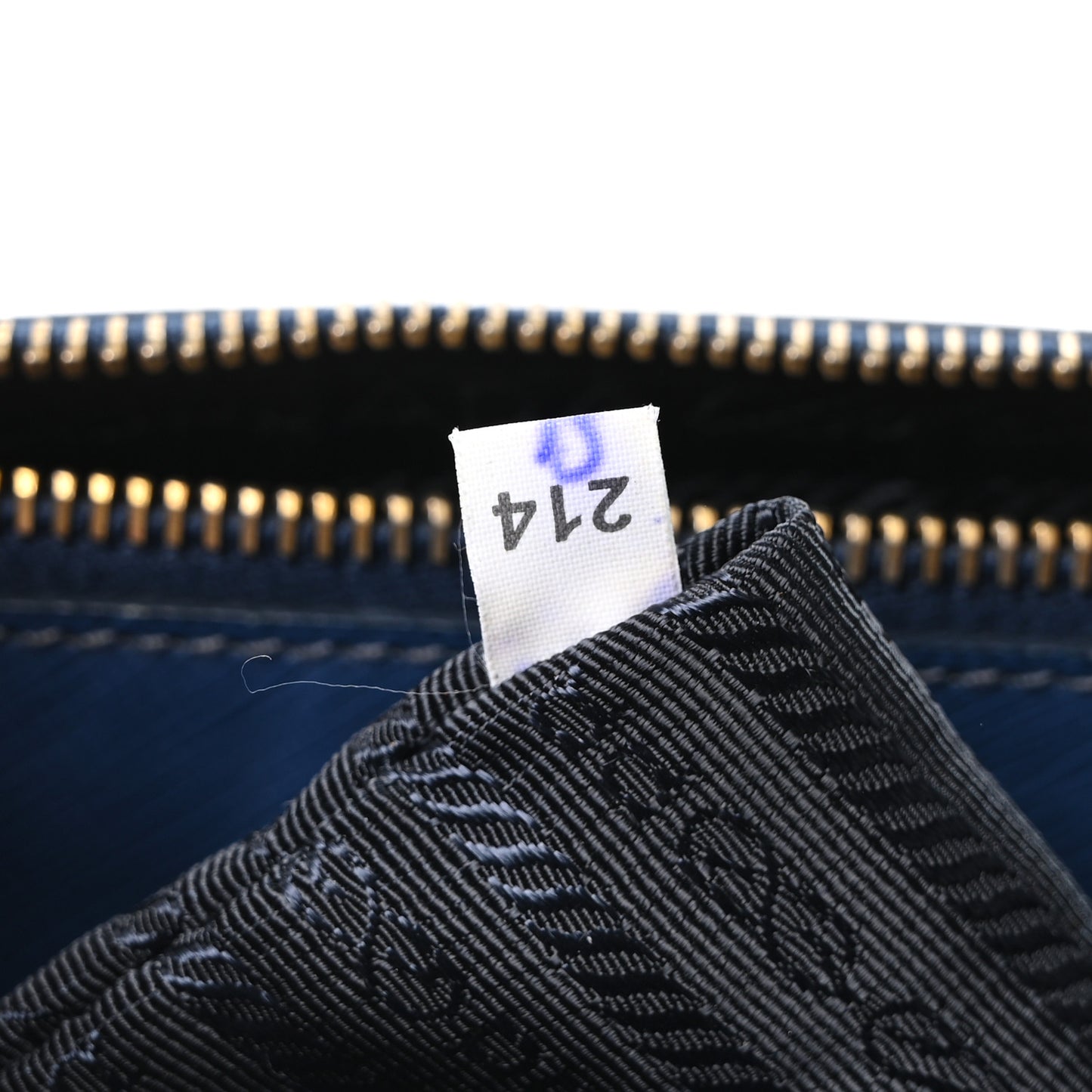 Saffiano Lux Medium Galleria Double Zip Tote Blue