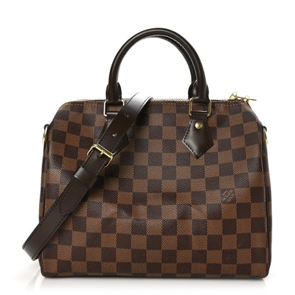 Louis Vuitton Damier Ebene Speedy Bandouliere 25 1 of 7