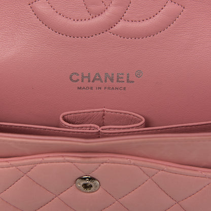 Chanel Lambskin Quilted Medium Double Flap Light Pink 5 of 13