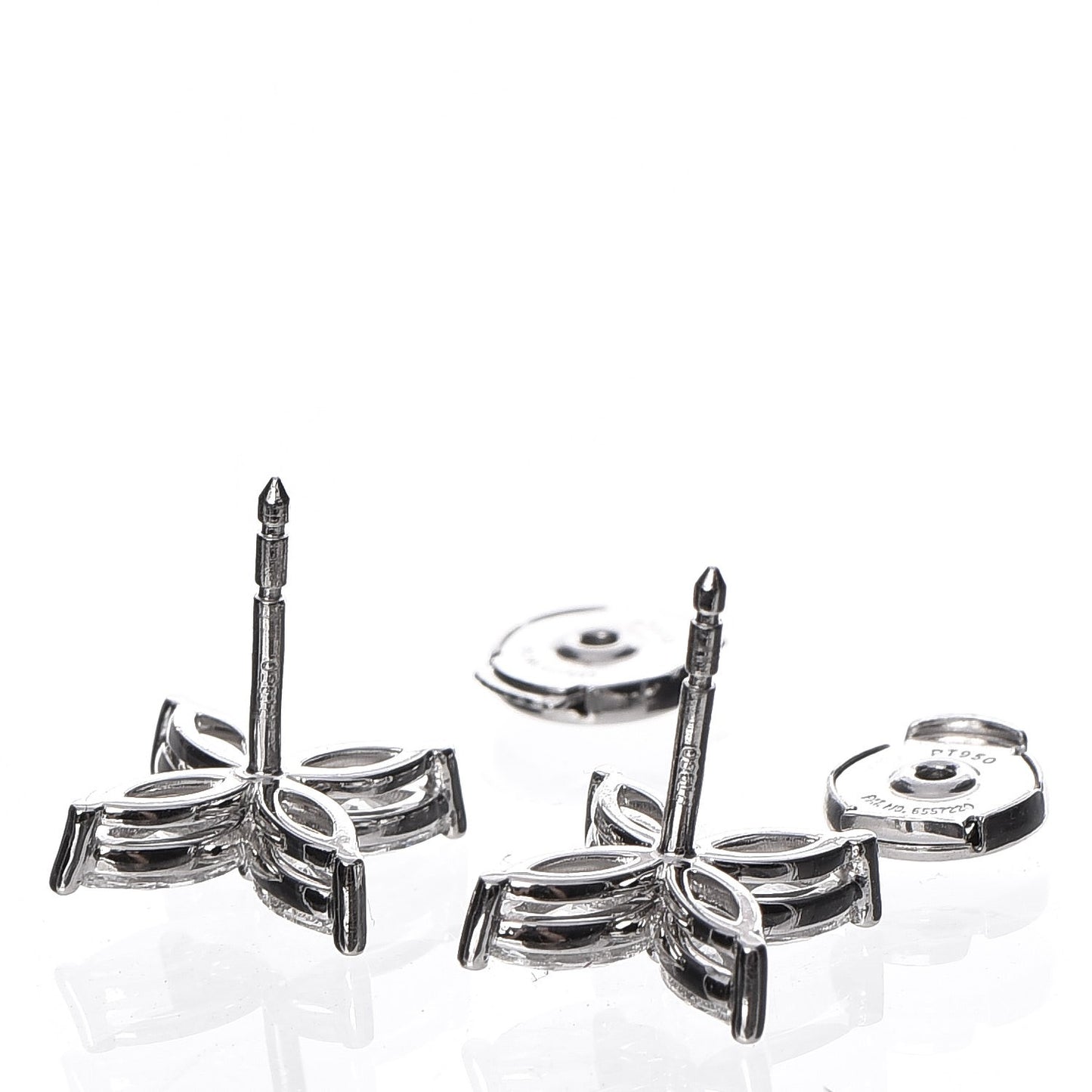 Platinum Diamond Large Victoria Earrings