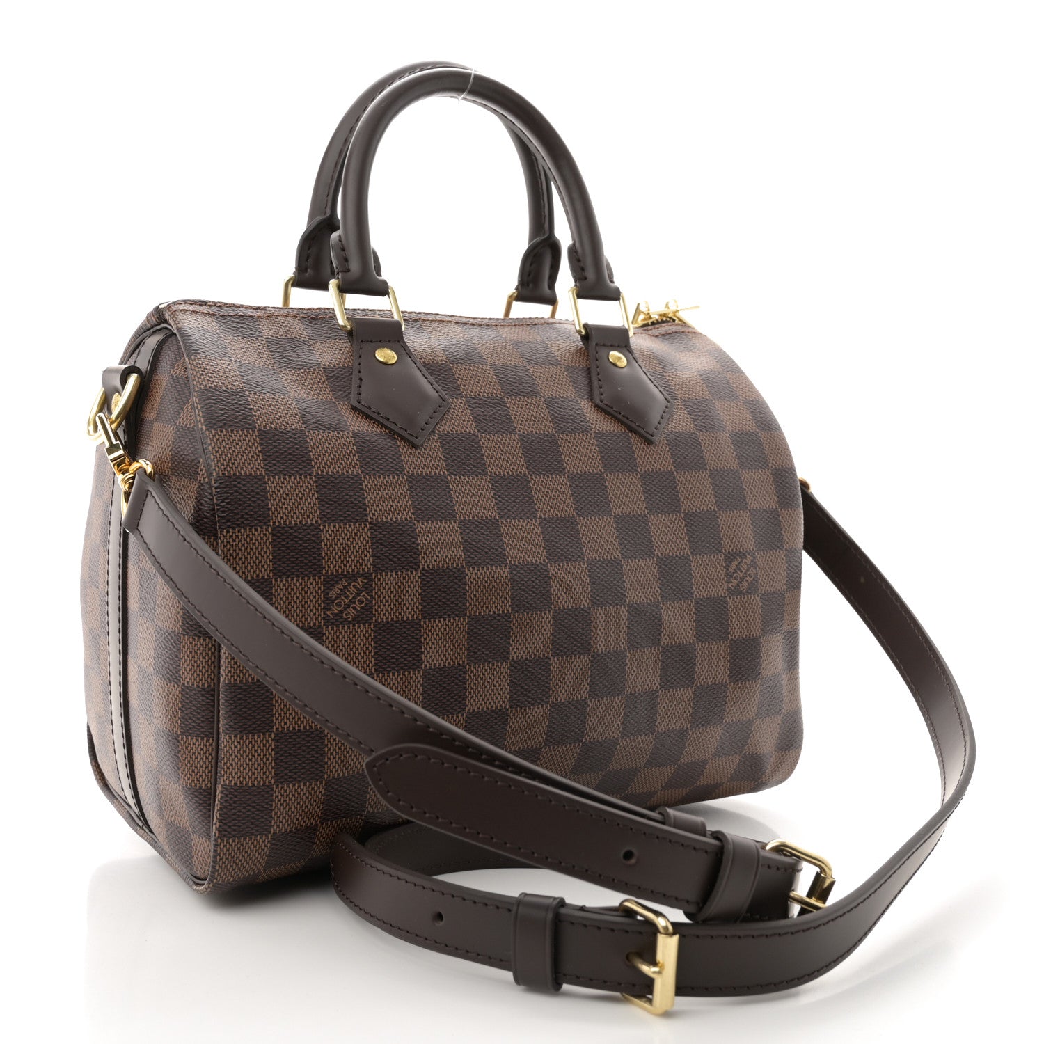 Louis Vuitton Damier Ebene Speedy Bandouliere 25 3 of 10