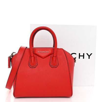 Givenchy Sugar Goatskin Mini Antigona Pop Red 15 of 15