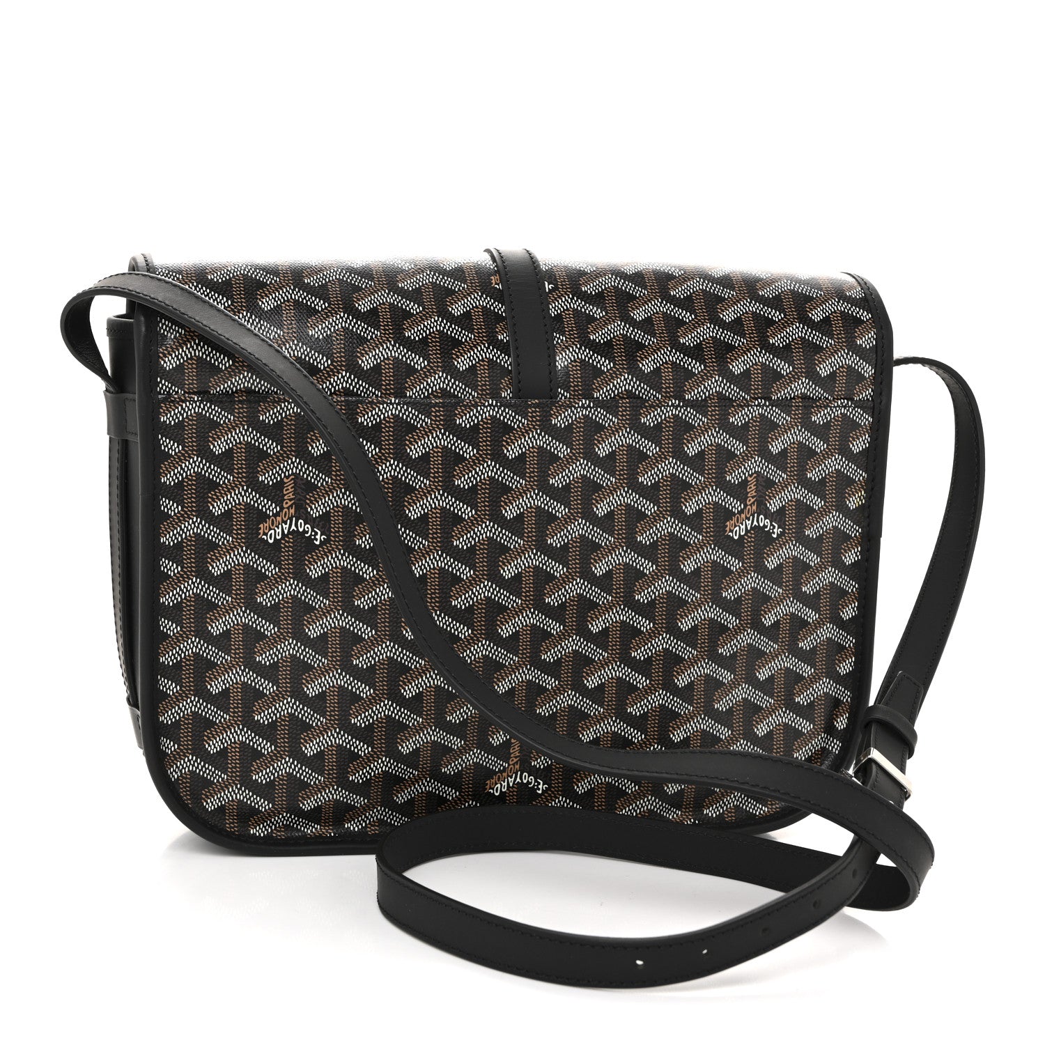 Goyard Goyardine Belvedere II MM Messenger Bag Black 3 of 12