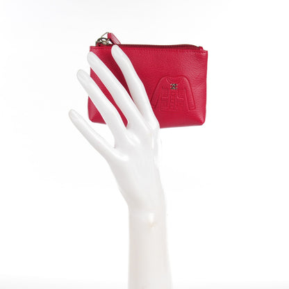 Chanel Goatskin CC Jacket Coin Purse Rouge 2 of 7