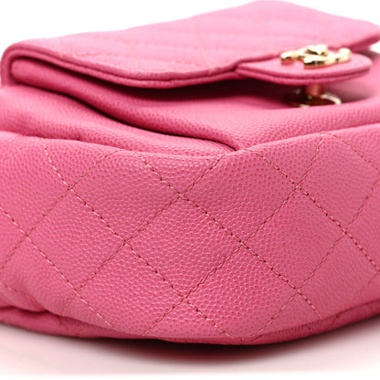 Chanel Caviar Quilted CC Day Camera Case Pink 7 of 8