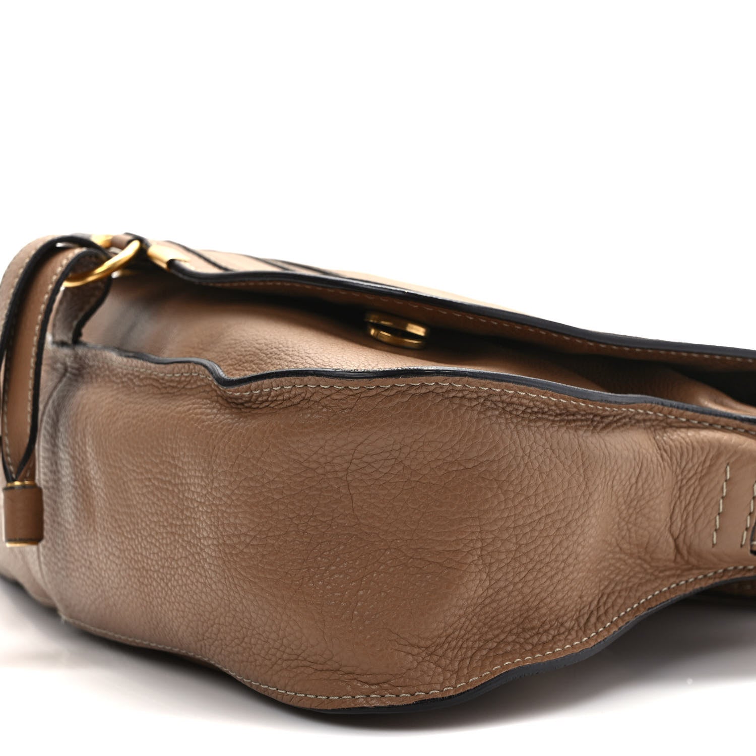 Chloe Calfskin Medium Marcie Top Handle Bag Nut 9 of 11