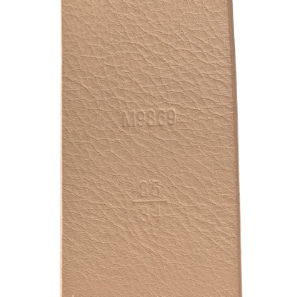 Louis Vuitton Calfskin Ecrin Belt 85 34 Opal 6 of 6