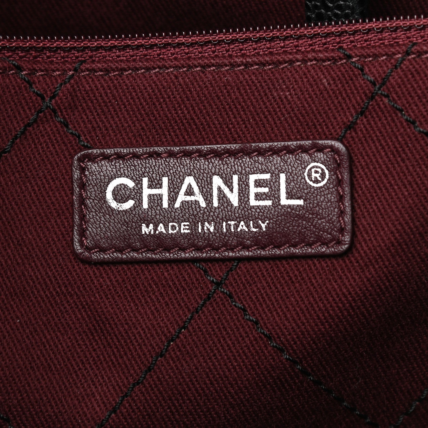 Chanel Grained Calfskin Large Shopping Fever Tote Black 7 of 10