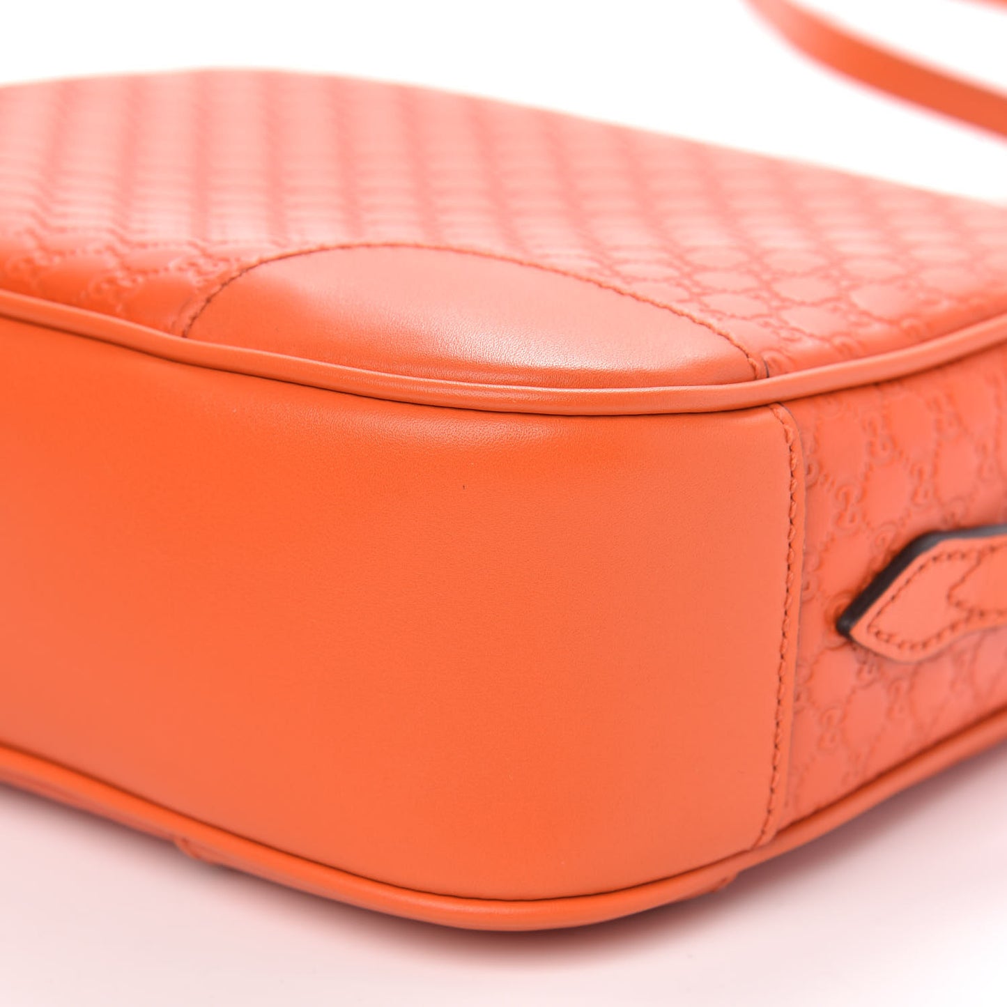 Soft Microguccissima Mini Bree Messenger Bag Sun Orange