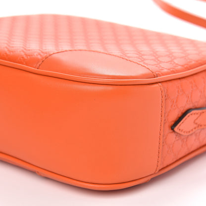 Gucci Soft Microguccissima Mini Bree Messenger Bag Sun Orange 10 of 11