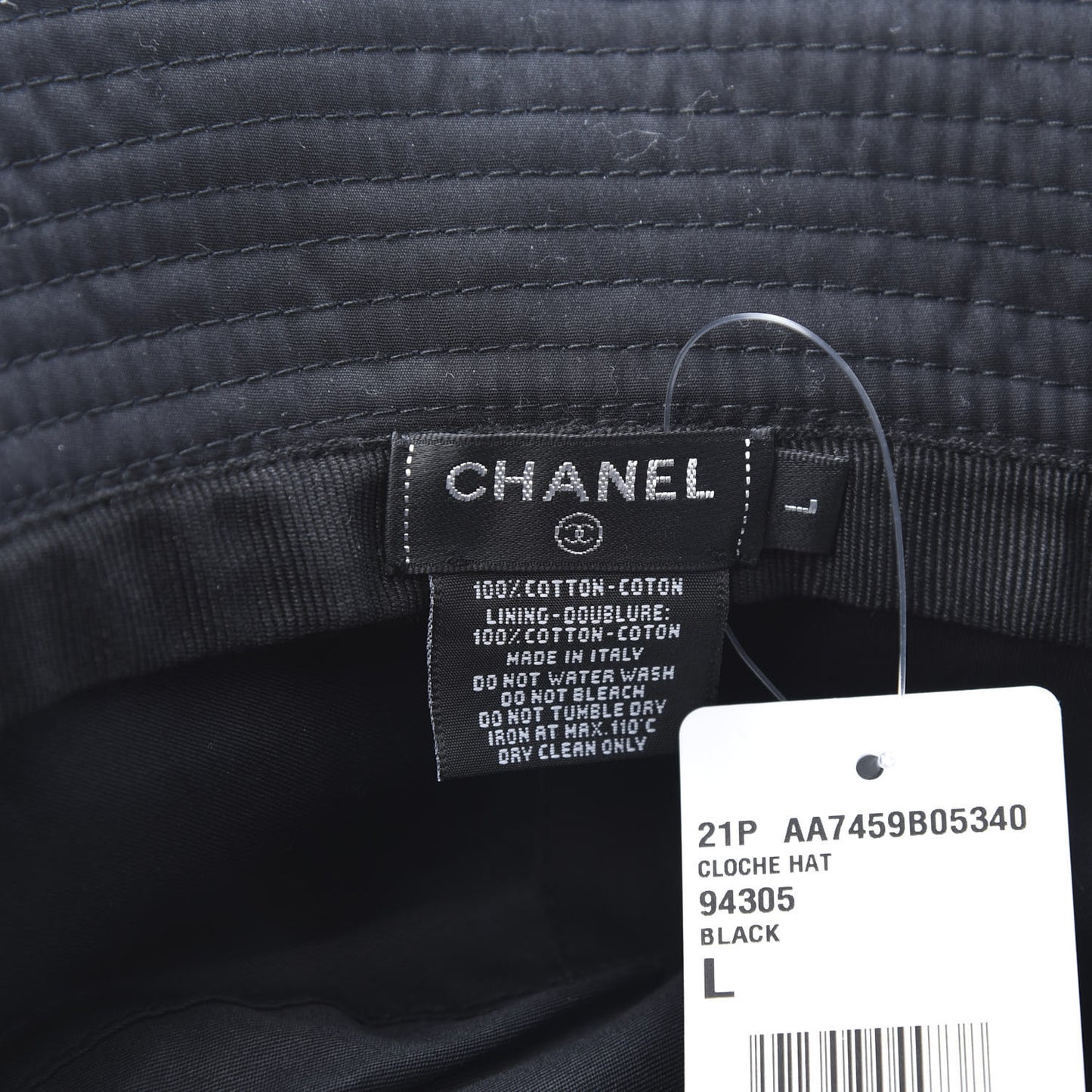 Canvas CC Bucket Hat L Black