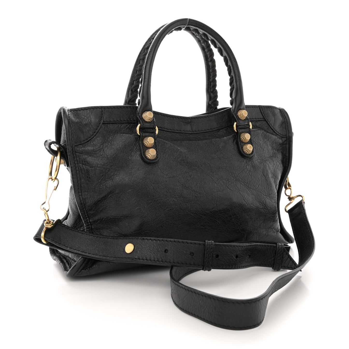 Agneau Giant 12 Gold Hardware S City Black