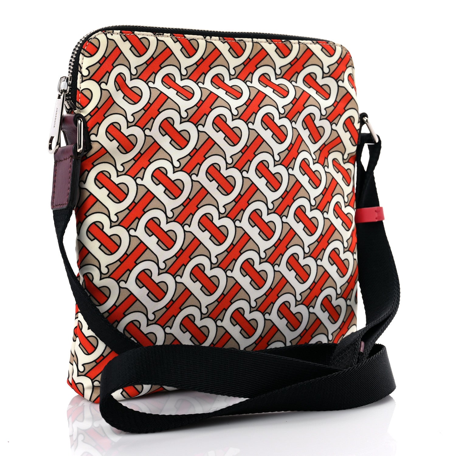 Burberry Nylon Monogram Crossbody Vermillion 3 of 10