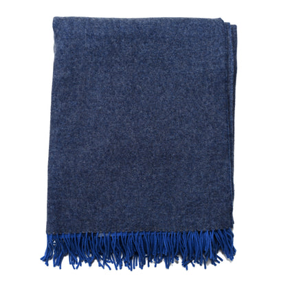 Louis Vuitton Wool Cashmere Classic Throw Navy 1 of 3
