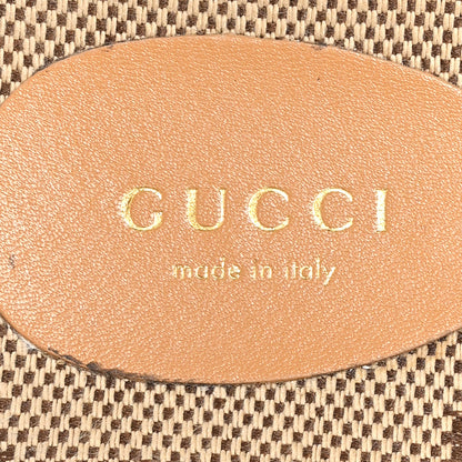 Gucci Monogram Maxi GG Angelina Platform 55mm Slide Sandals 41 Camel Ebony 8 of 10