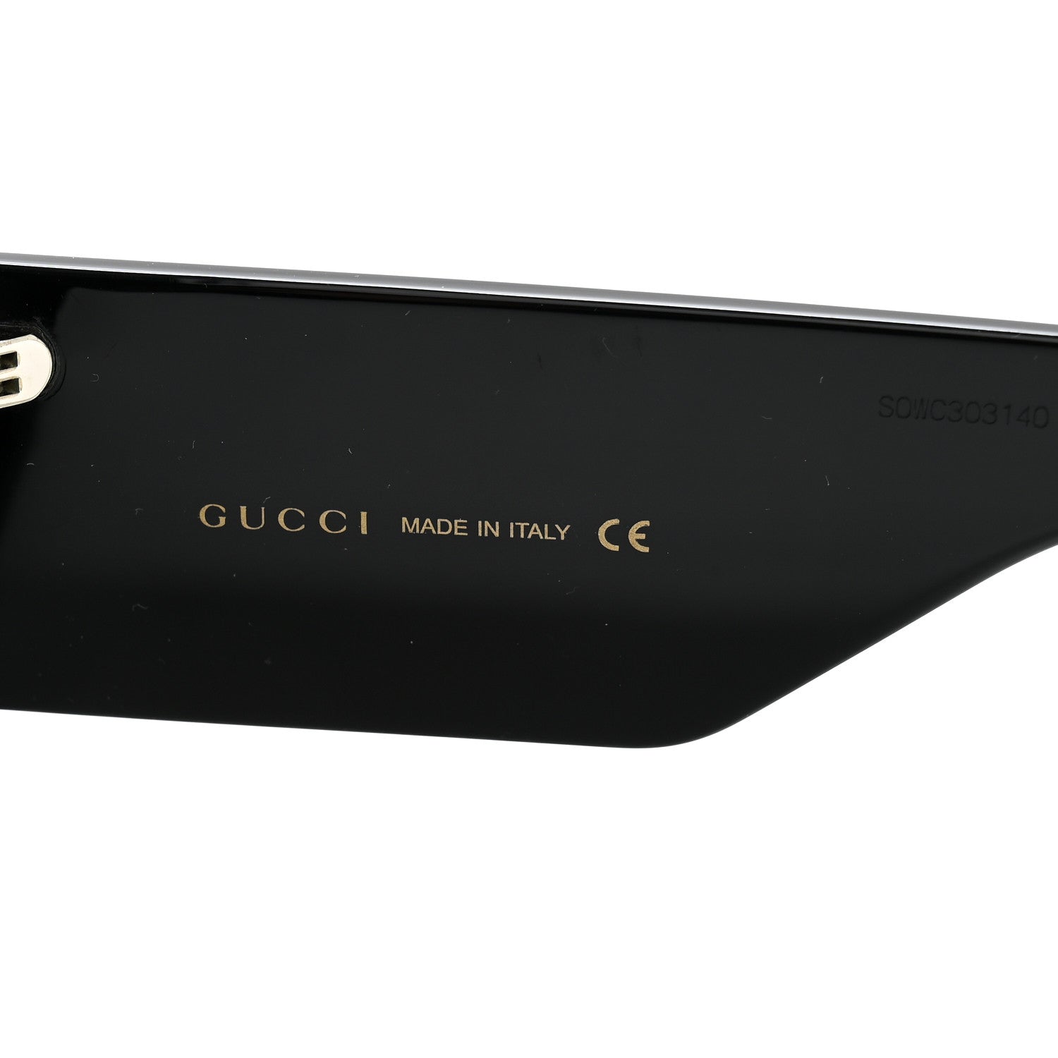 Gucci Acetate Rectangular Flap GG0543S Sunglasses Black 5 of 8
