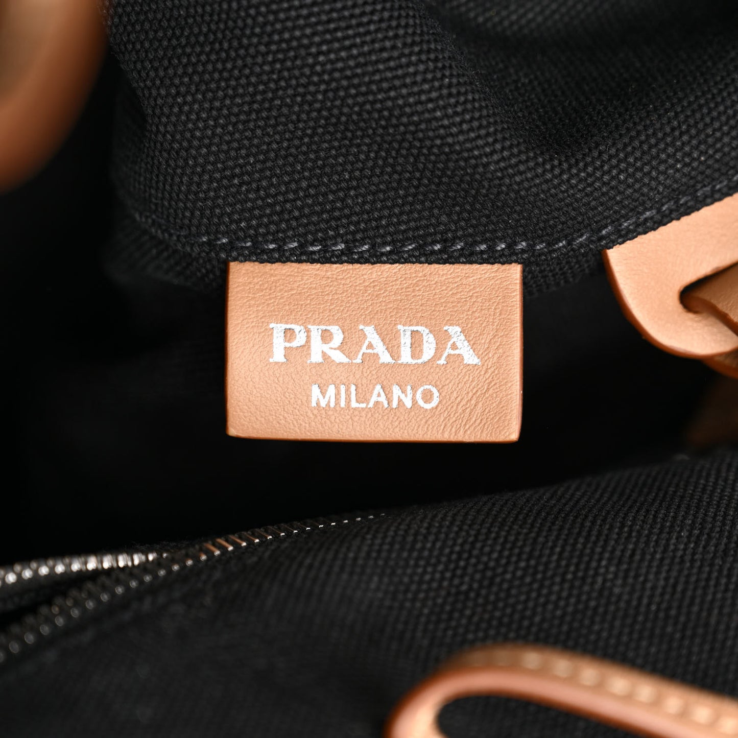 Canapa Small Logo Shopping Tote Black